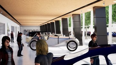 Showroom interior